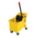 MOP BUCKET AND WRINGER,YELLOW,7 3/4 GAL