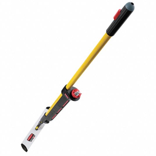 RUBBERMAID COMMERCIAL PRODUCTS Spray Mop Kit: Hook-and-Loop Connection, 18  in Mop Head Wd, Yellow
