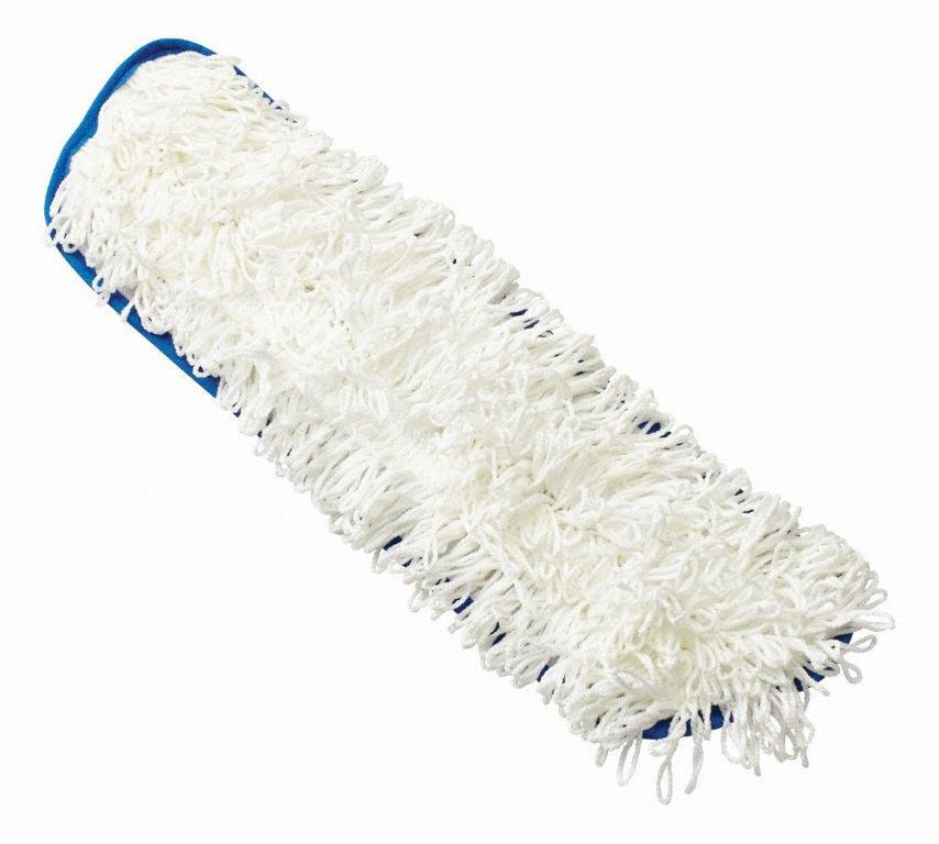 DUST MOP,WHITE,MICROFIBER