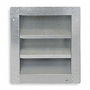 LOUVER,ADJ W/ 28 TO 46 IN,GALV STEEL