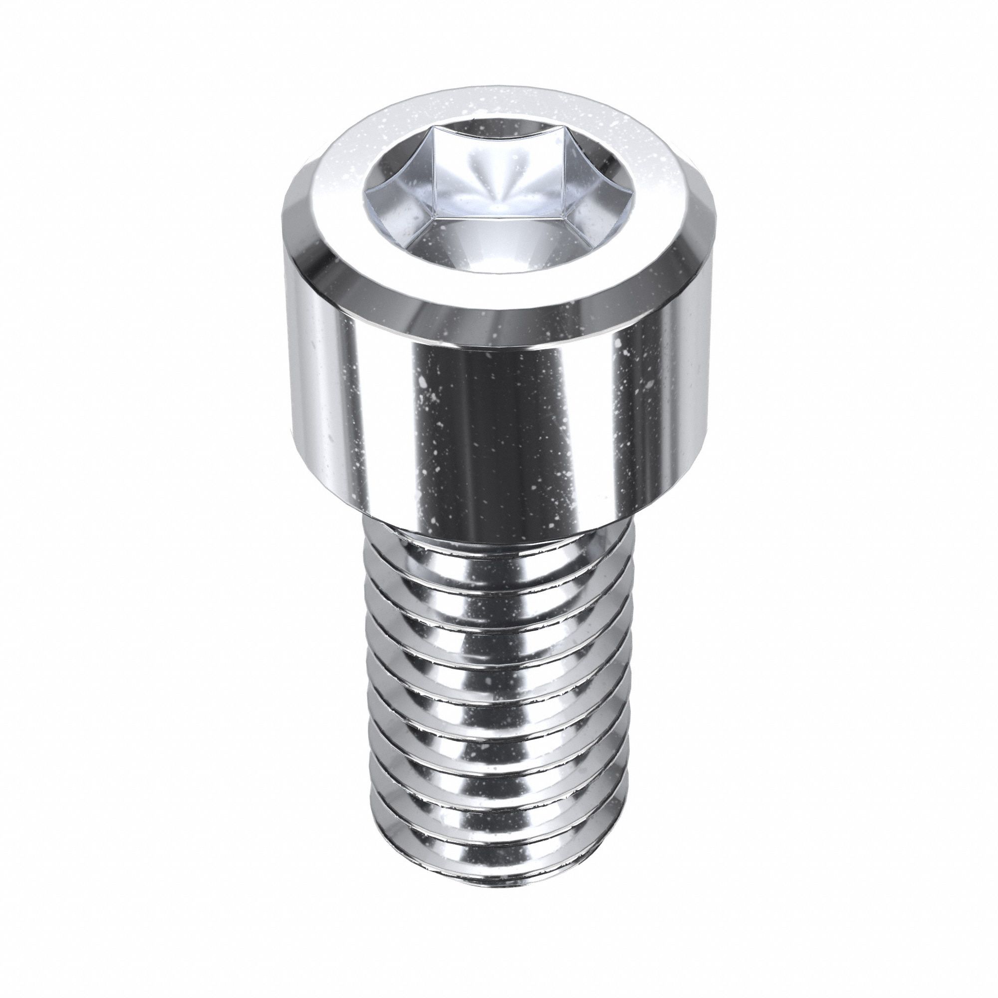 Socket Head Cap Screw: 5/16"-18 Thread Size, 5/8 in Lg, Std, Chrome Plated, Alloy Steel, 5 PK