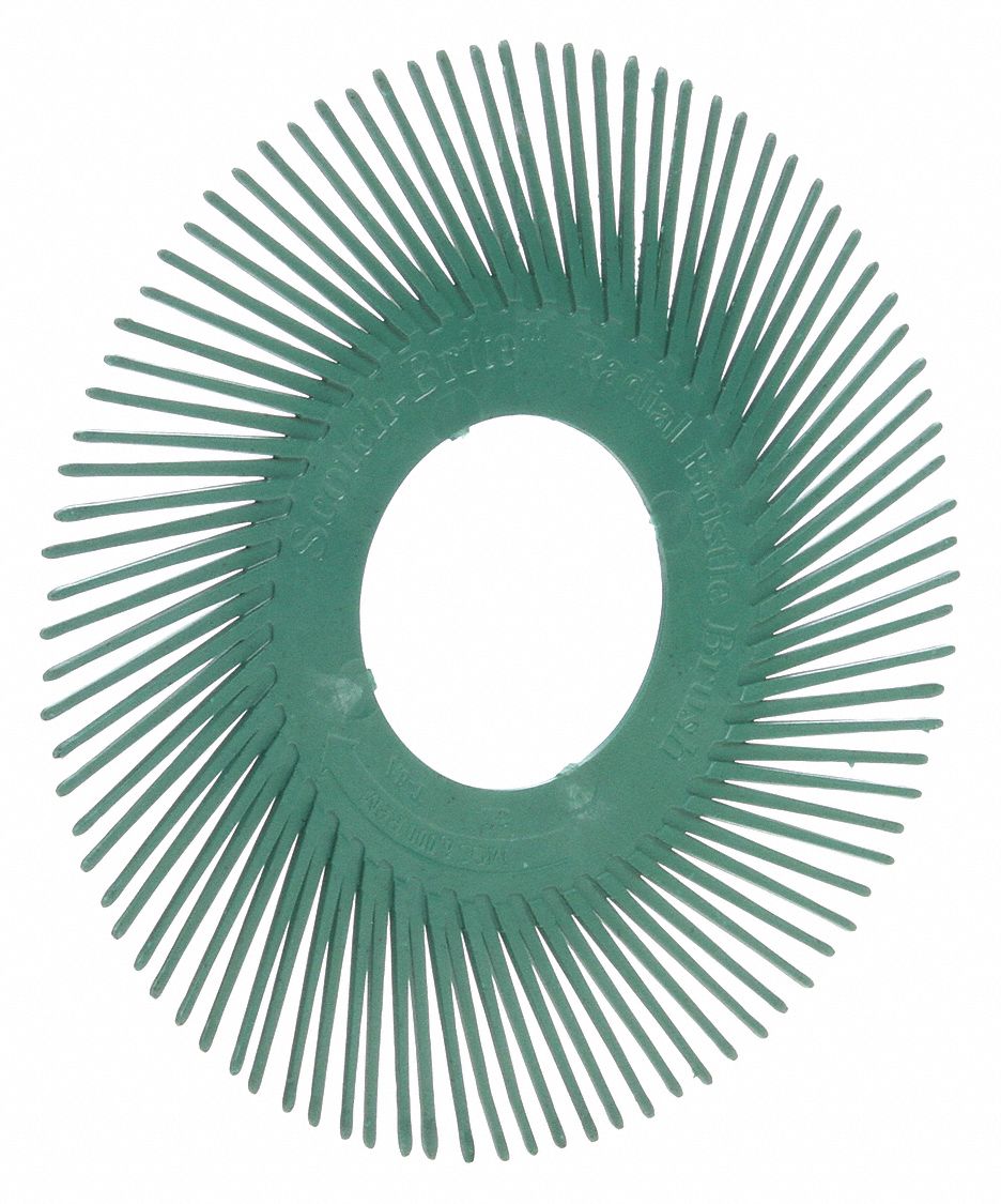 Radial Bristle Brush, T-A, 6x1/2, 50G, PK2