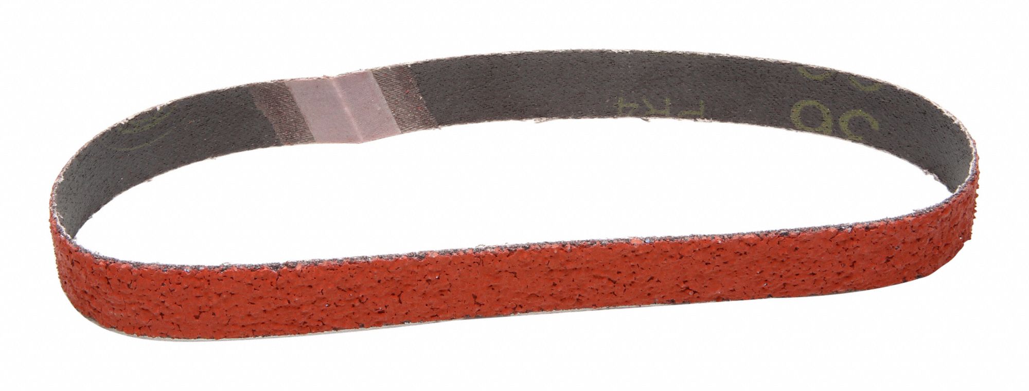 Sanding Belt: 3/4 in W x 18 in L, Ceramic, 36 Grit, YF Wt Polyester Backing, 777F, 200 PK