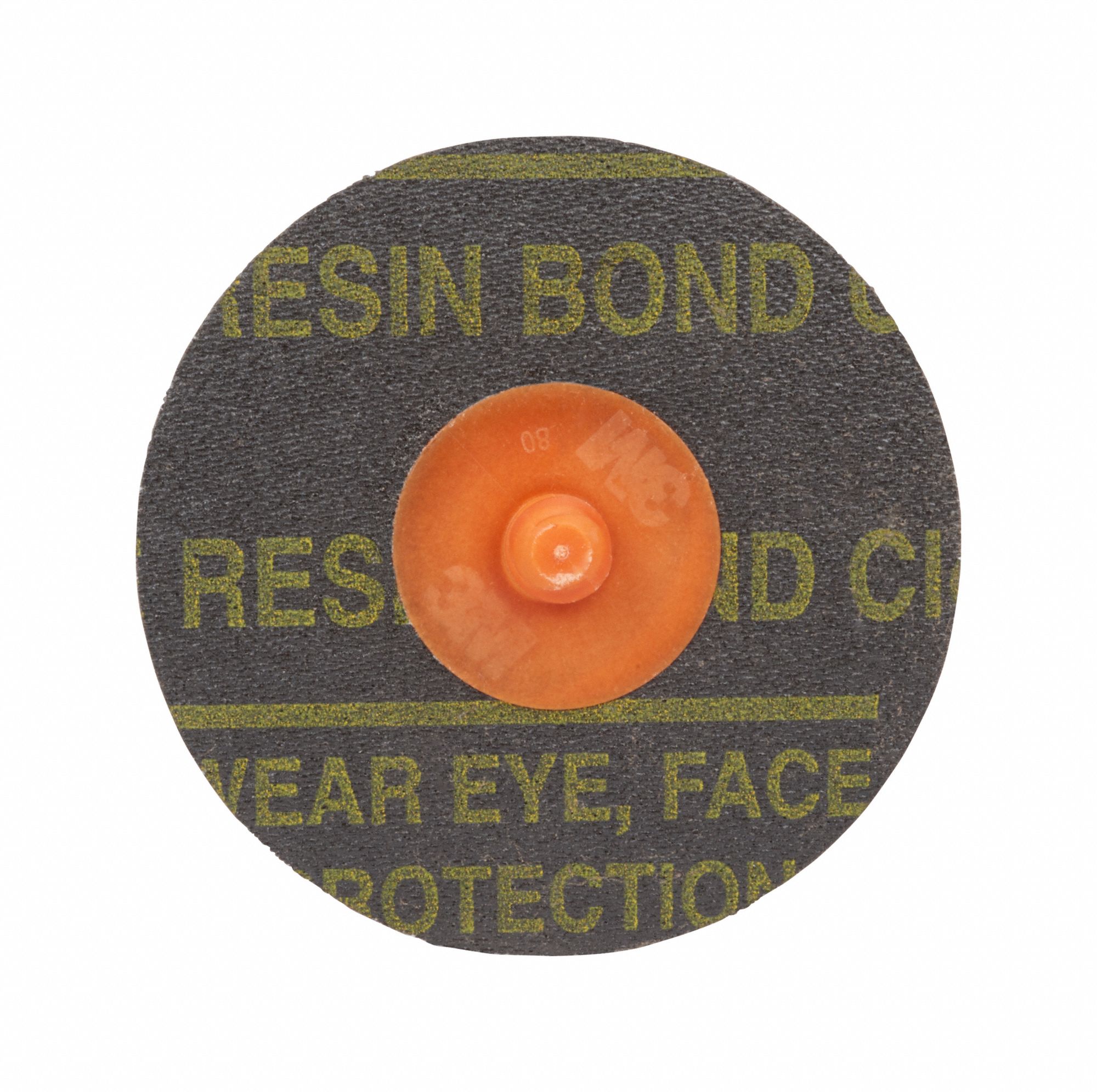 Quick-Change Sanding Disc: TR, 4", Aluminum Oxide, 60 Grit, YF Wt Polyester, 361F, 100 PK