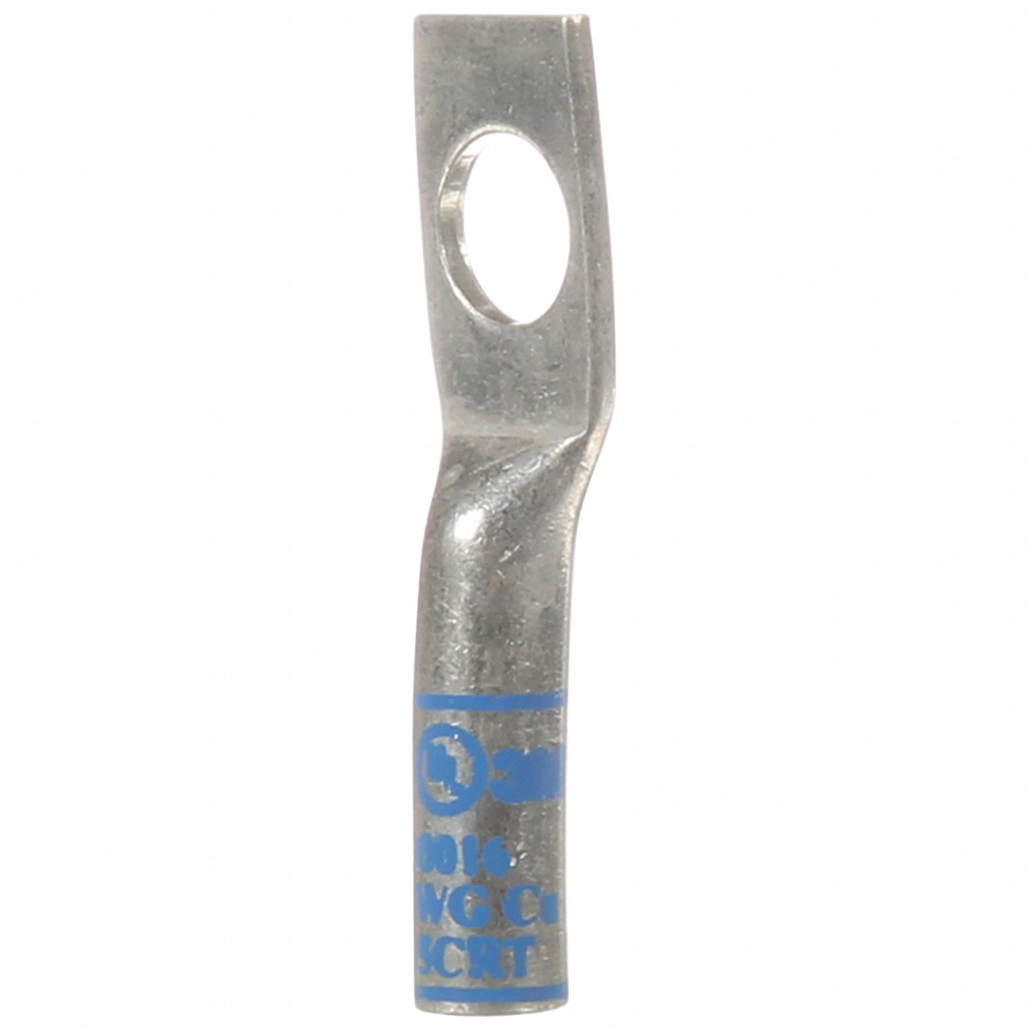 Compression Lugs: For 6 AWG, Stranded Wire Type, 5/16 in Stud Size, Std, Copper