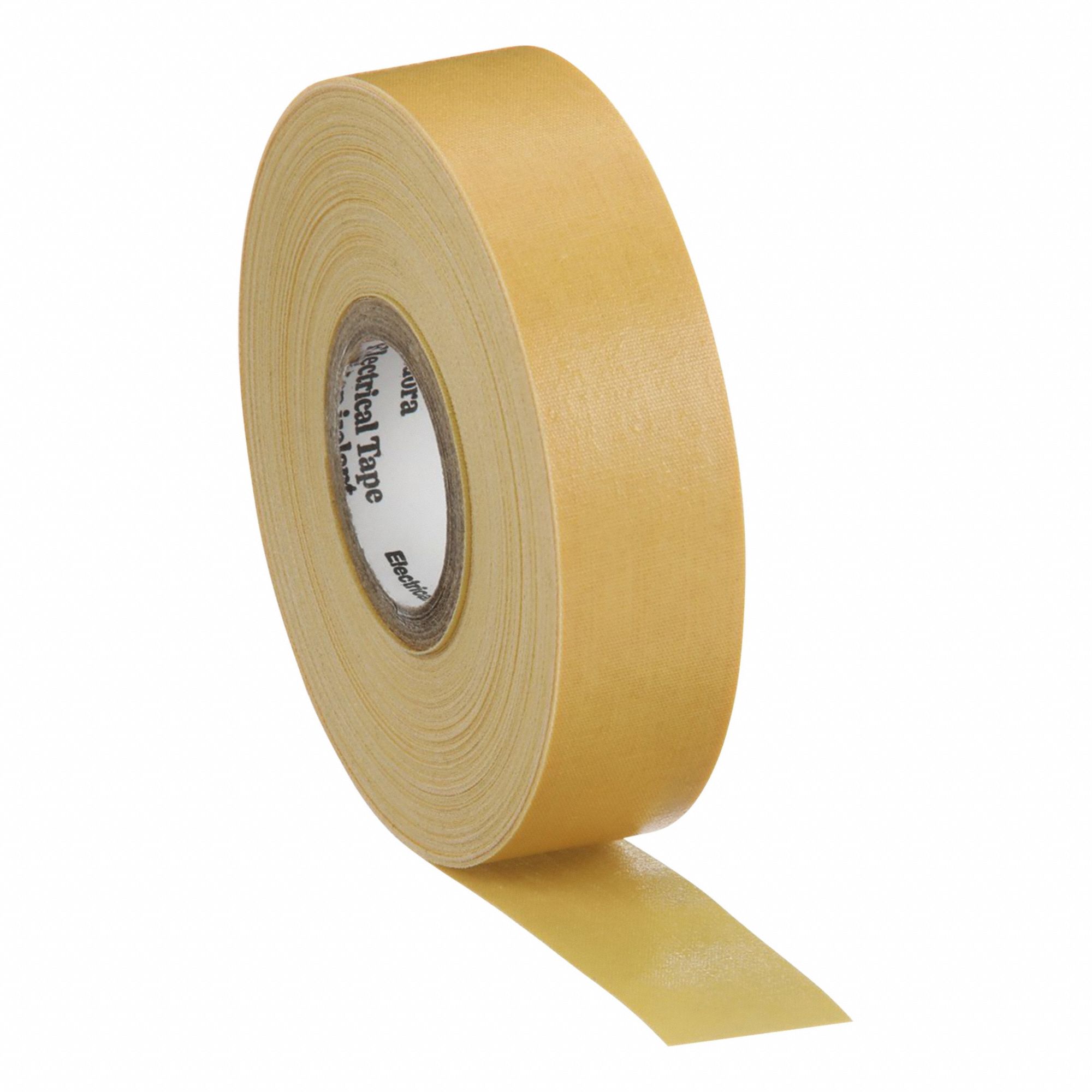 Electrical Tape: 3/4 in Wd, 20 yd Lg, 8 mil Thick, Varnished Cotton Cloth, Rubber, Indoor, 20 PK