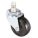 FRICTION-RING STEM CASTER, 2 IN WHEEL DIAMETER, 75 LB, 2 7/16 IN MOUNTING H, RUBBER