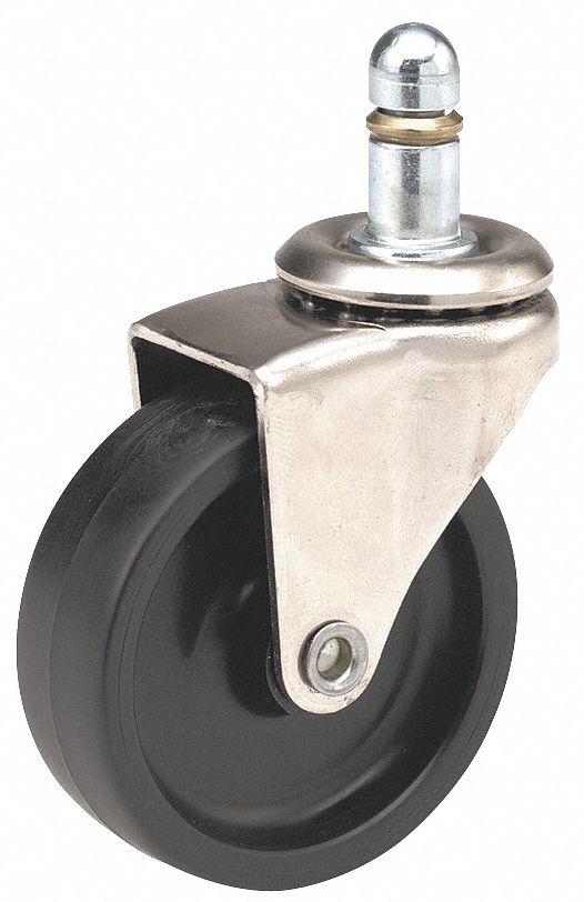 GRAINGER APPROVED SWIVEL STEM CASTER 2 1 2 IN 75 LB R Stem Casters WWG3A788