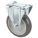 DEBRIS-RESISTANT STANDARD PLATE CASTER, 4 IN WHEEL DIA, 300 LB, RIGID CASTER, FIRM