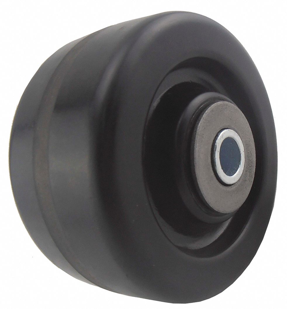 PHENOLIC TREAD WHEEL, 4 IN WHEEL DIAMETER, 2 IN WHEEL W, 800 LB LOAD RATING, HARD