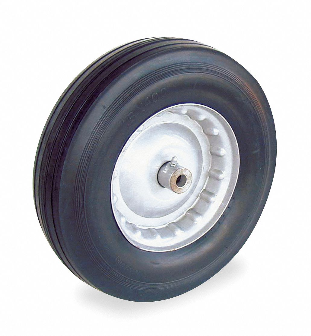SemiPneumatic Wheel, 16 in Wheel Dia., 450 lb Load Rating Grainger