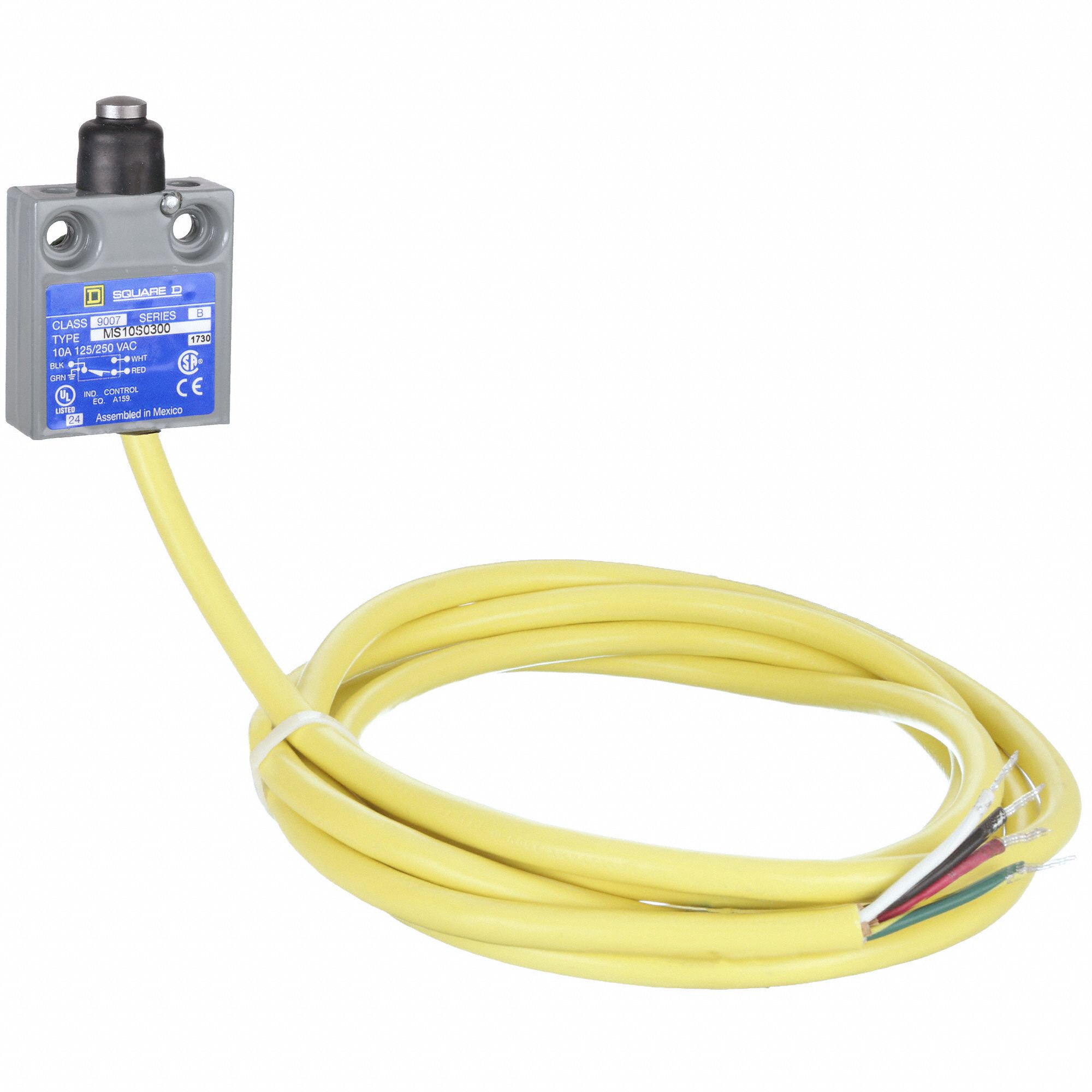 SQUARE D Plunger General Purpose Limit Switch; Location Top, Contact