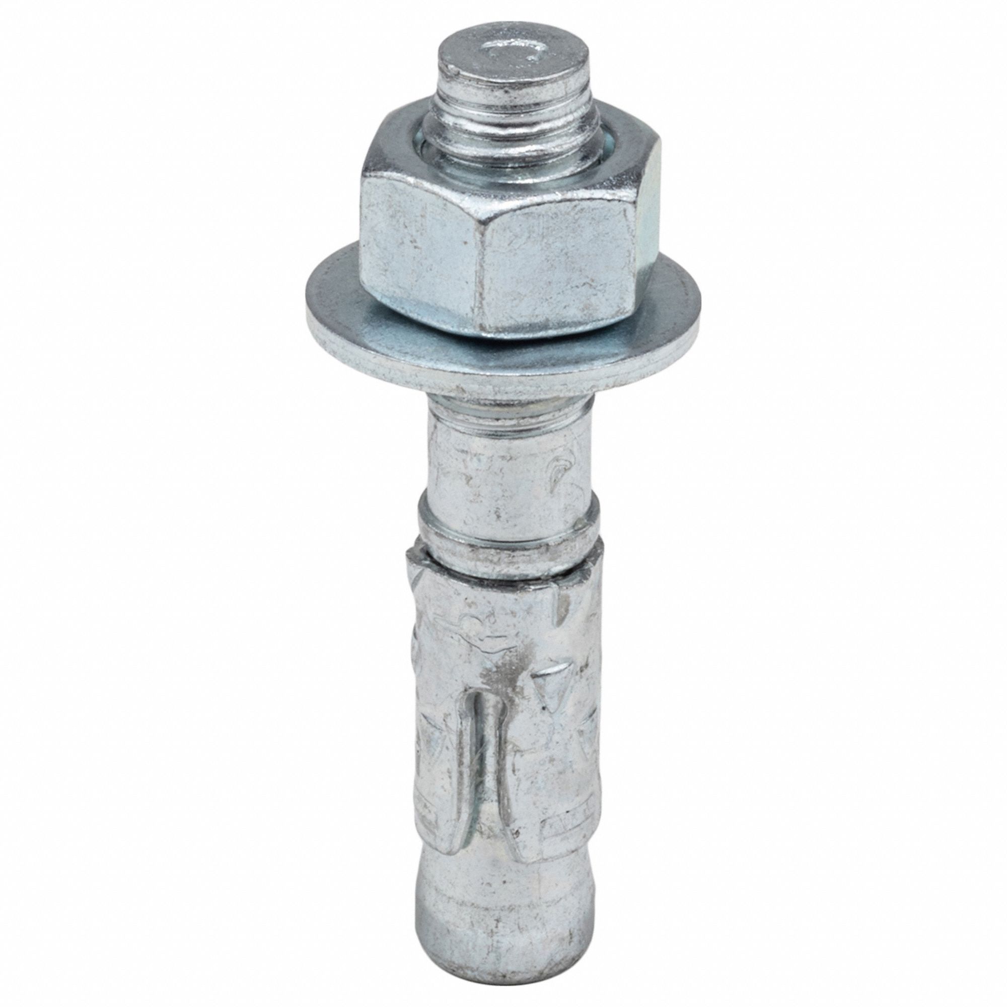 RED HEAD, 2 3/4 in Overall Lg, 1/2 in Dia, Wedge Anchor 3A450WS1226