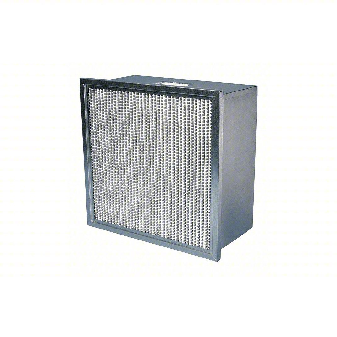 Cartridge Air Filter: 20 in x 20 in x 12 in, Steel, Single Header