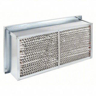 Cartridge Air Filter: 12 in x 24 in x 6 in, Galvanized Steel, Single Header