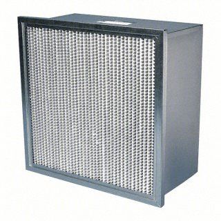 Cartridge Air Filter: 20 in x 20 in x 12 in, Steel, Single Header, MERV 13