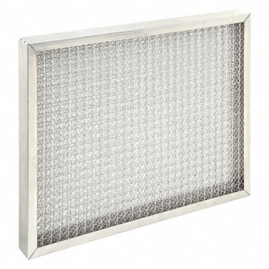 AIR HANDLER, 9x12x1 Nominal Filter Size, Aluminum, Range Hood Filter -  6JKC2