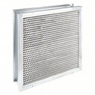 Cartridge Air Filter: 20 in x 24 in x 6 in, Steel, Double Header