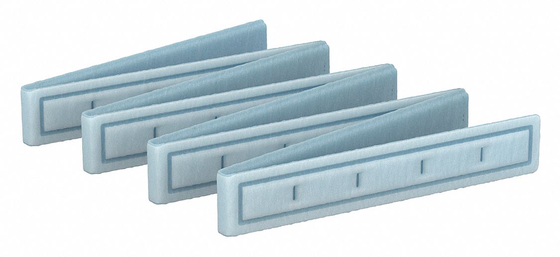 Link Air Filter: 20 in x 15 in x 1 in, 15 in Section Wd, 8 Sections, 3 Ply, MERV 8