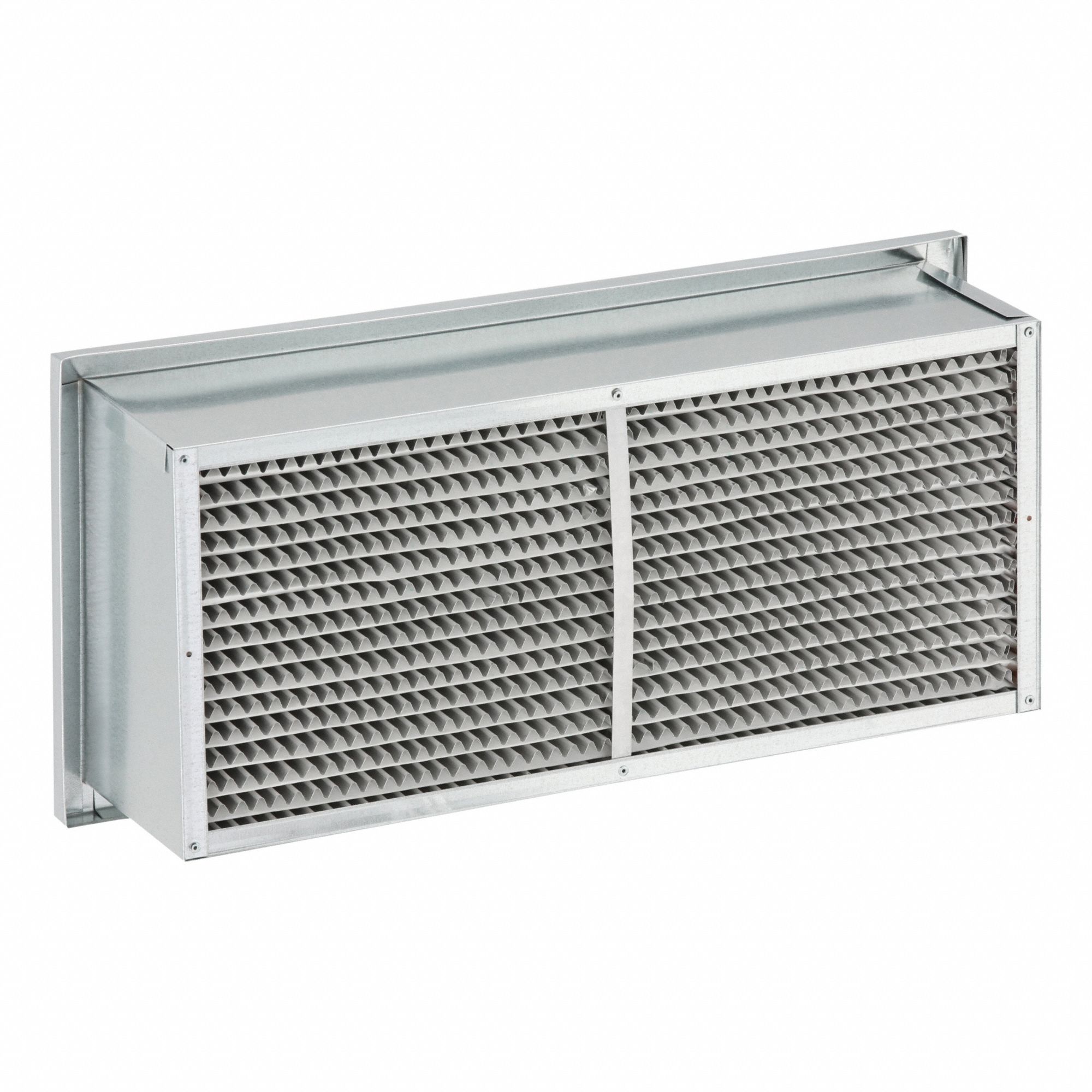 Cartridge Air Filter: 12 in x 24 in x 6 in, Steel, Single Header, MERV 14