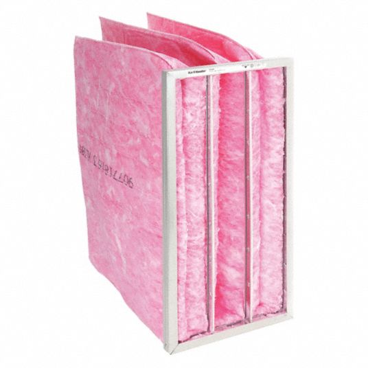 24x12x22 Nominal Filter Size, Pink, Pocket Air Filter 2GHA62GHA6 Grainger