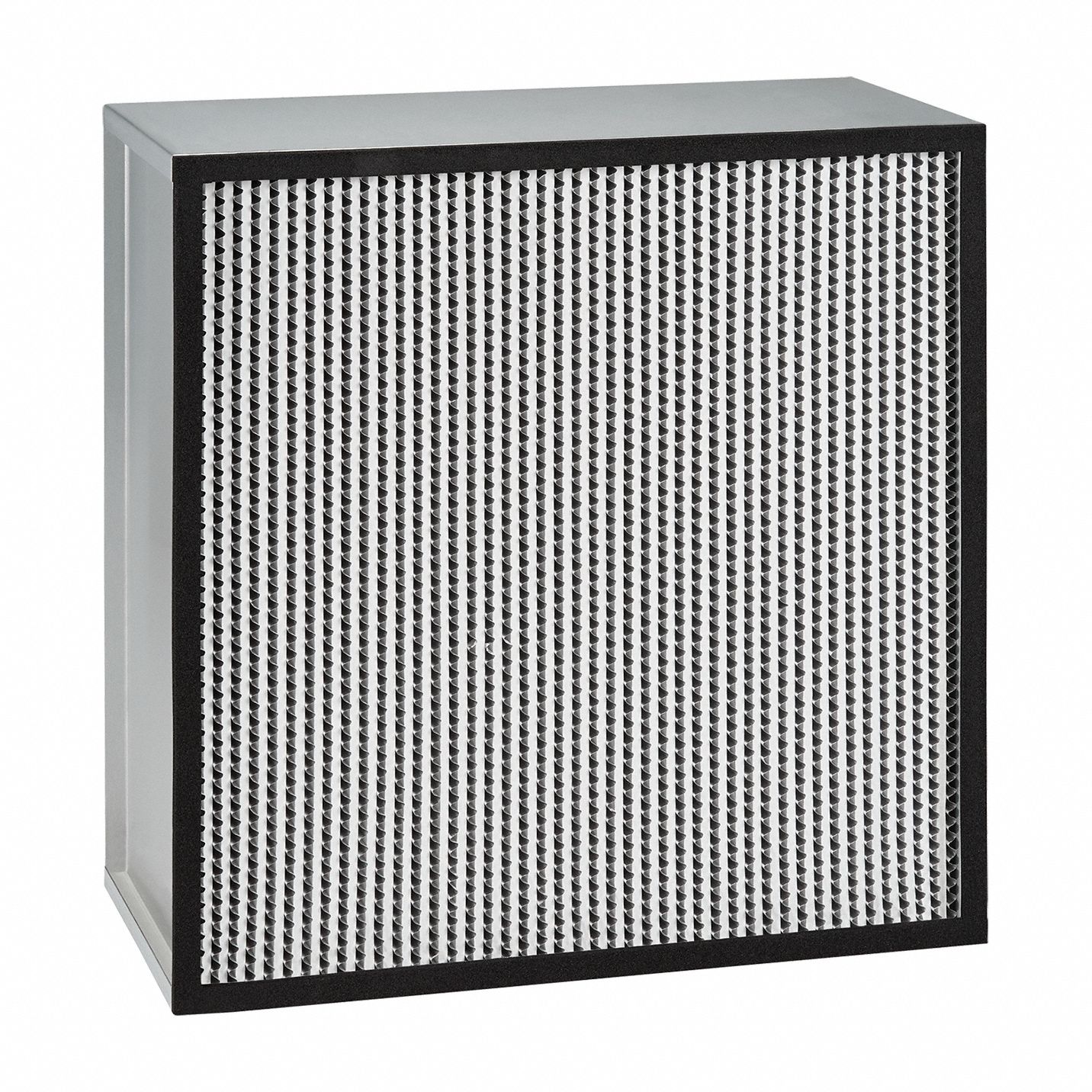 HEPA Air Filter: 24 in x 24 in x 12 in, 99.99% Filter Efficiency, Downstream Face