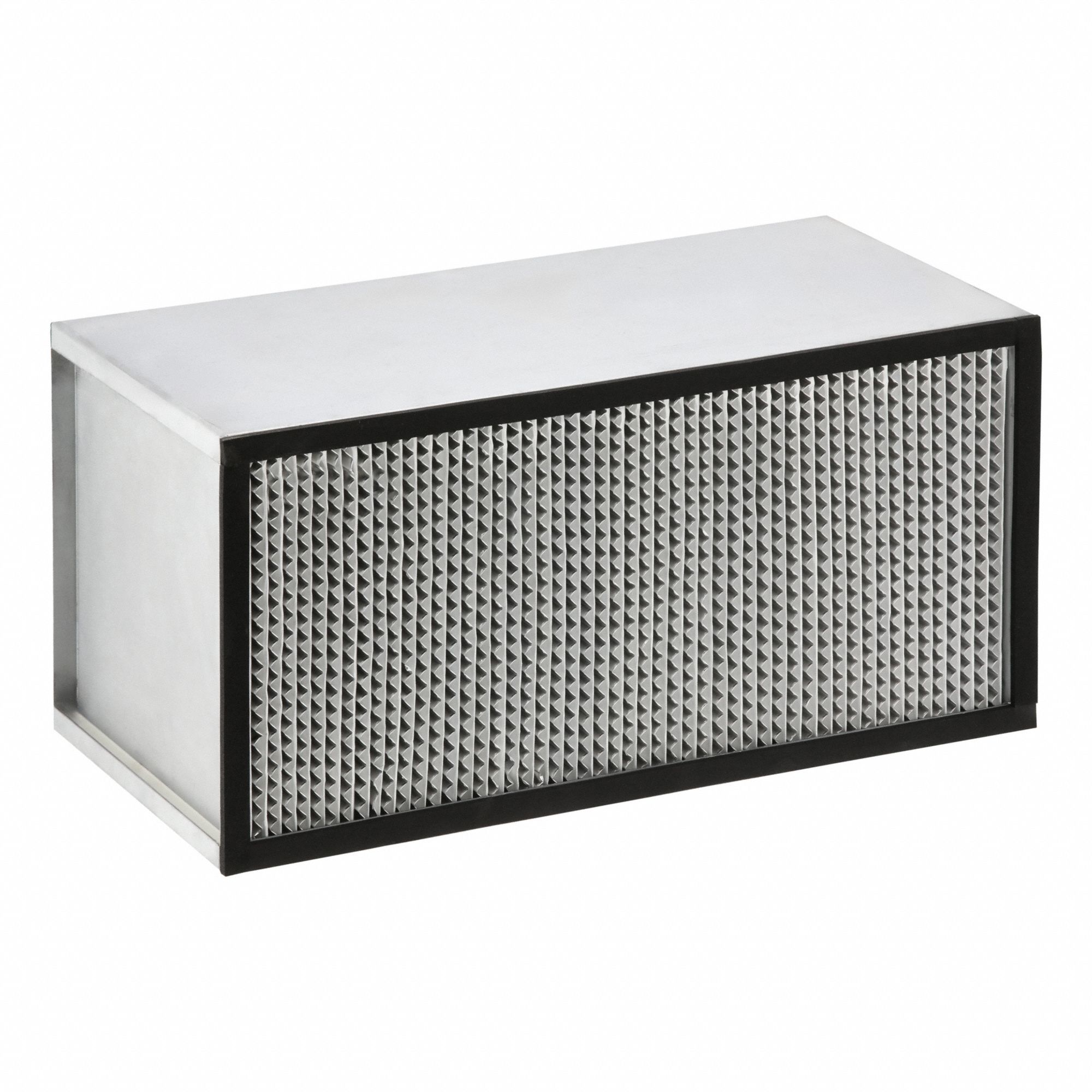 HEPA Air Filter: 12 in x 24 in x 12 in, 99.97% Filter Efficiency, Downstream Face