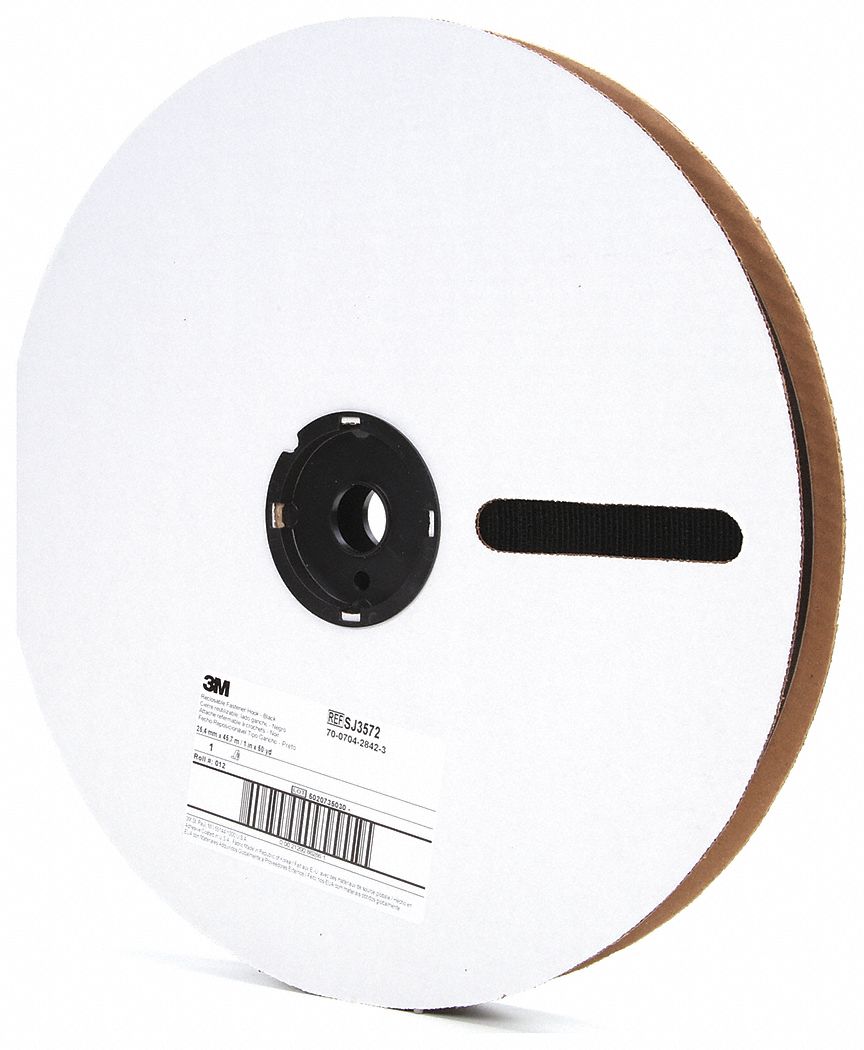 SCOTCHMATE, Acrylic Adhesive, 150 ft, Reclosable Fastener 2GJL4