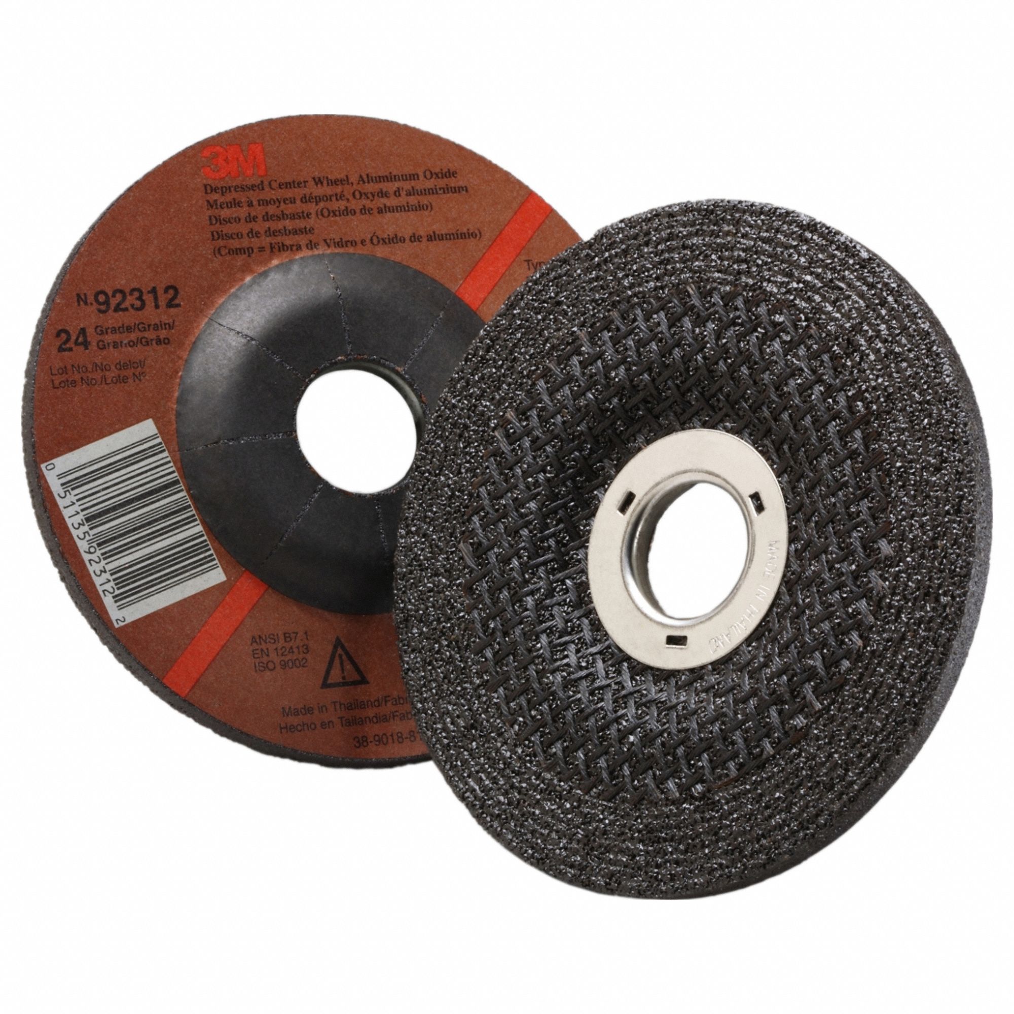 DepressedGrindWhl, 7/8"CN, UnthreadHl, PK40