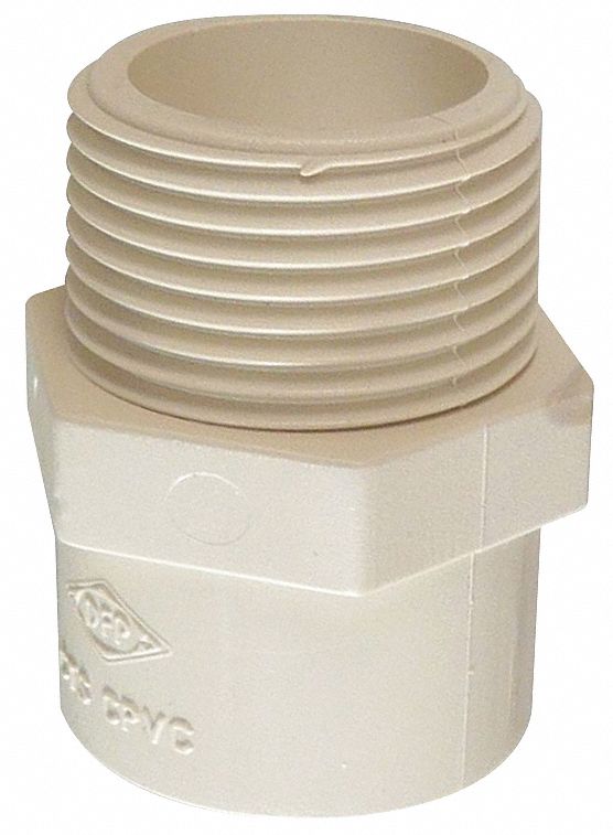 APPROVED VENDOR Adaptador, CTS, CPVC, Tipo de Conector MNPT x Cubo CTS