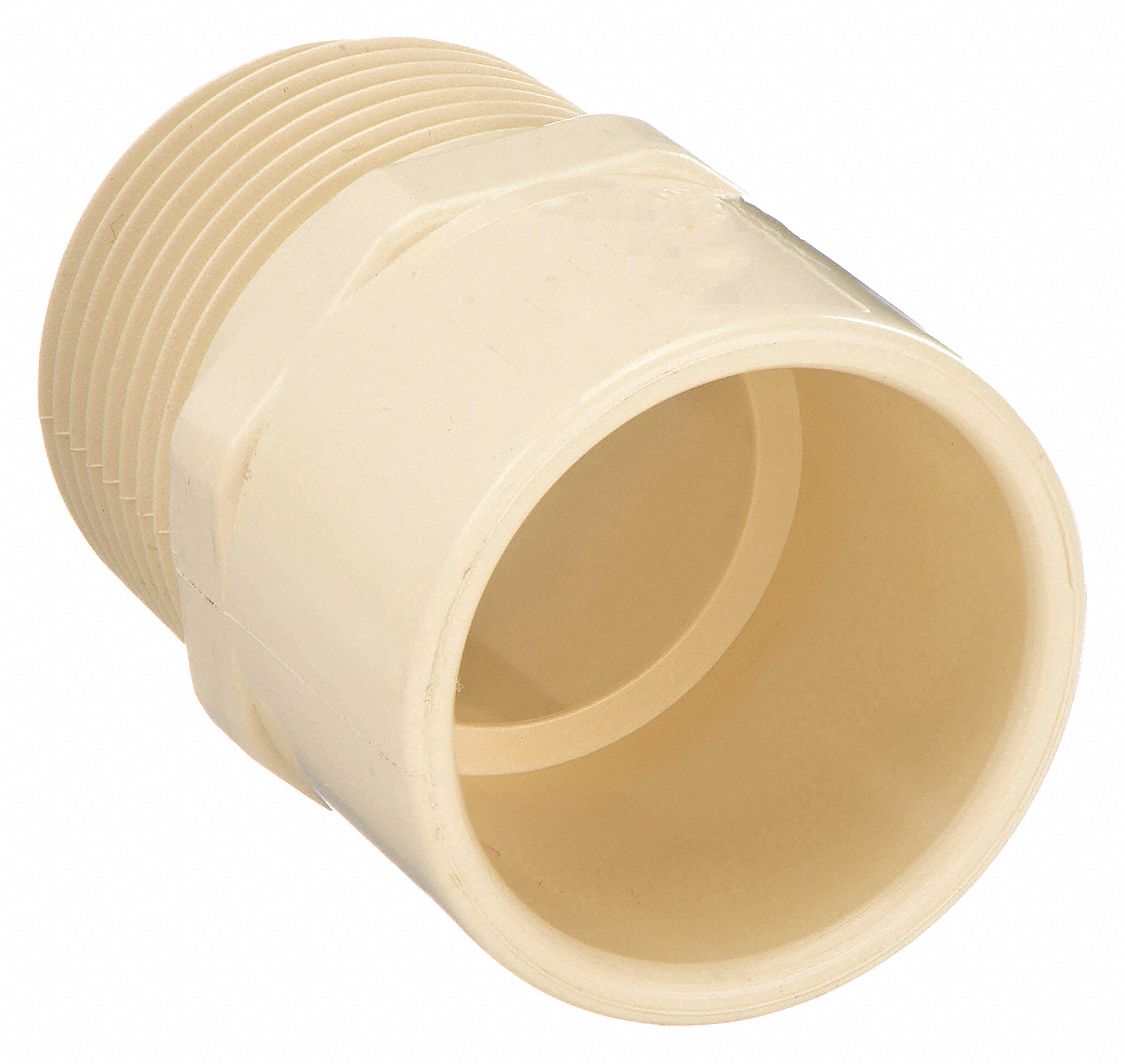 CPVC, MNPT x CTS Socket Hub, CTS Adapter 2GKA72GKA7 Grainger