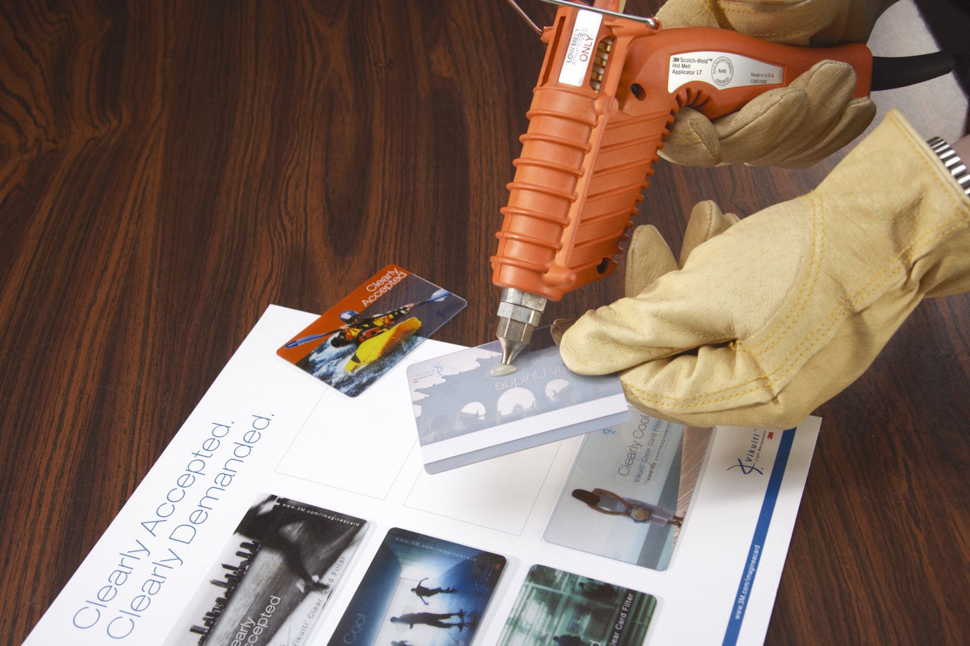 3M Clear Hot Melt Glue Stick, 5/8" Diameter, 2" Length, 55 PK 2GKL7