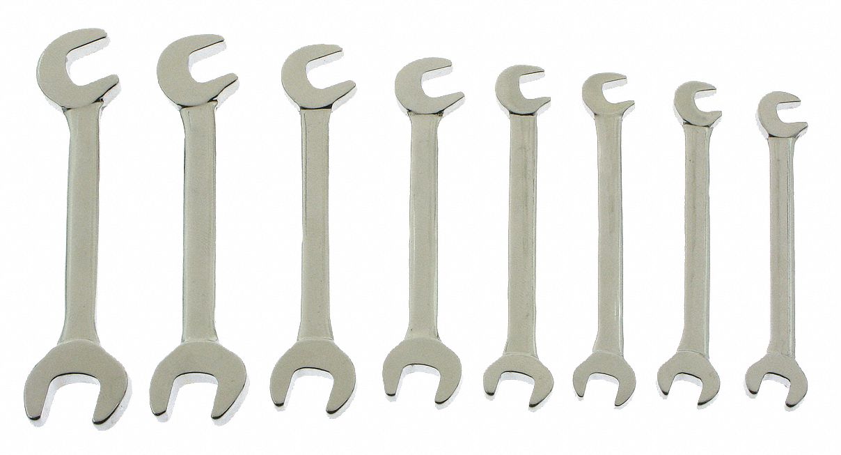 WESTWARD IGNITION WRENCH SET,SAE OFFSET - Open End Wrench Sets - WSW2GKT1