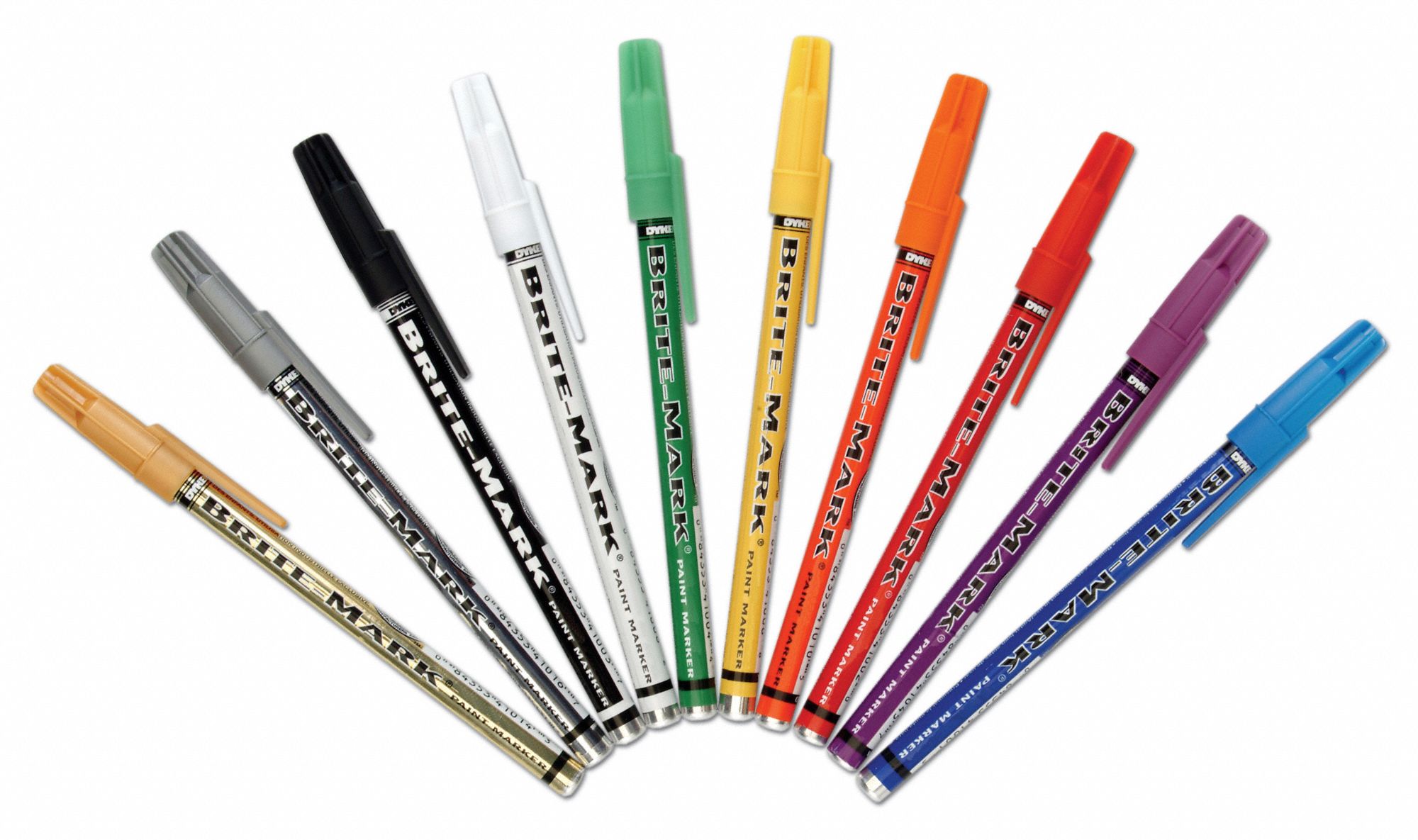 DYKEM Permanent Paint Marker, PaintBased, Yellows Color Family, Fine