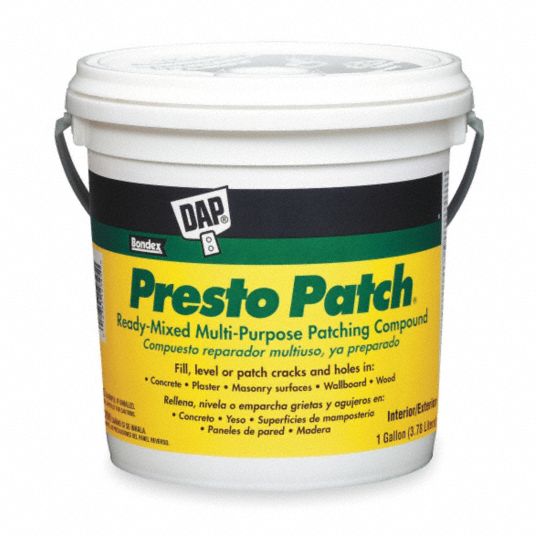 DAP, Presto Patch, 128 oz Container Size, Patching Compound - 2GLA7 ...