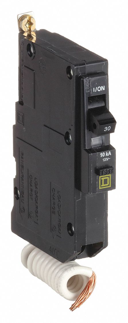 SQUARE D CIRCUIT BREAKER,30A,BOLT ON,120V,1P - Miniature Circuit