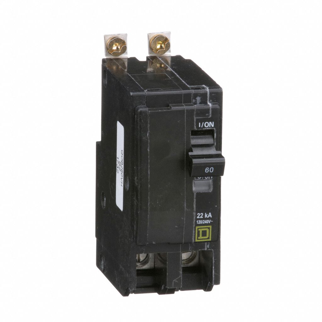 Miniature Circuit Breaker: 60 A, 120/240V AC, Single Phase, 22kA at 120/240V AC, 2 Poles