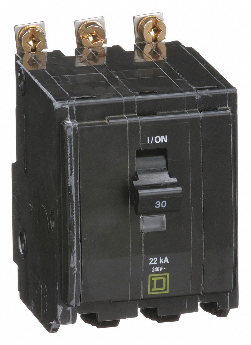 SQUARE D Miniature Circuit Breaker, Amps 30 A, Circuit Breaker Type