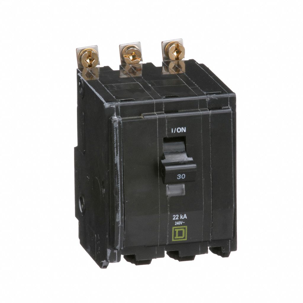 Miniature Circuit Breaker: 30 A, 120/240V AC, Three Phase, 22kA at 120/240V AC, 3 Poles