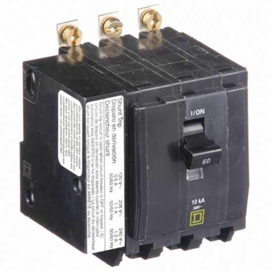 SQUARE D, 60 A, 120/240V AC, Miniature Circuit Breaker - 2GLN4 ...