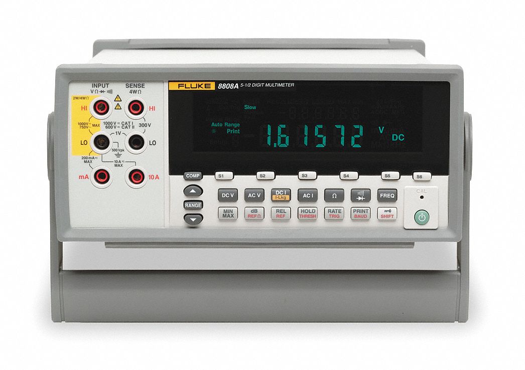 FLUKE Digital Bench Multimeter 2GMH3Fluke8808A 120V Grainger