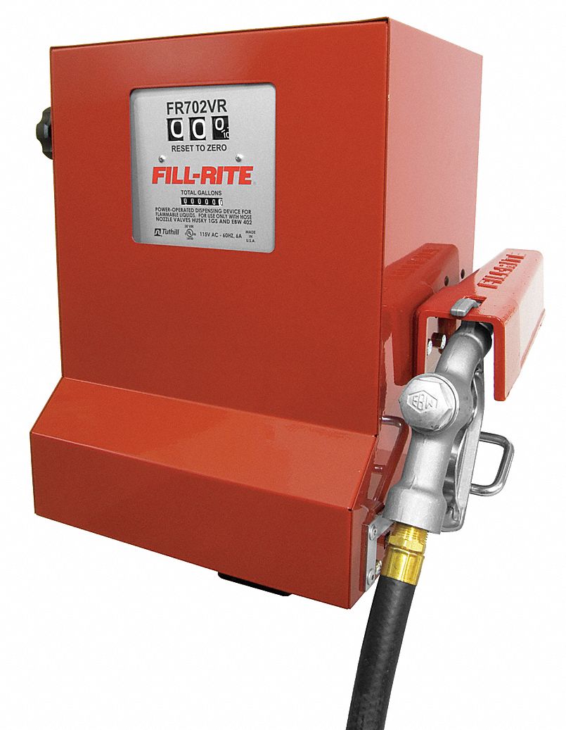 FILLRITE 1/3 HP Cast Iron Rotary Vane Fuel Transfer Pump, 17 gpm GPM