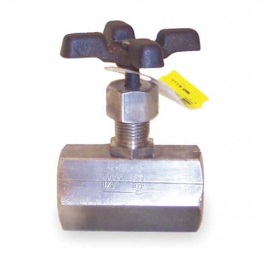 APOLLO Globe Valve, 1 In, FNPT, 316 SS, 475 Deg 2GMY86070501 Grainger