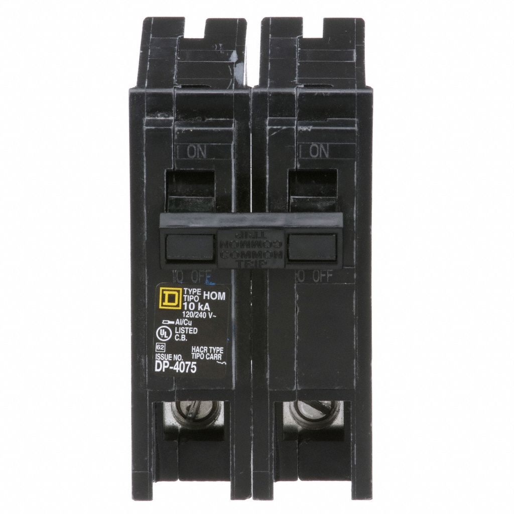 SQUARE D Miniature Circuit Breaker: 110 A, 120/240V AC, Single Phase ...