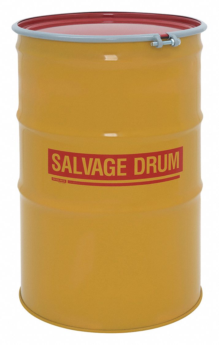 Steel, 96 gal, Salvage Drum - 2GTX8|HM9601 - Grainger