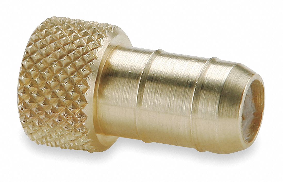 Plug Brass Barbed 5/32 in