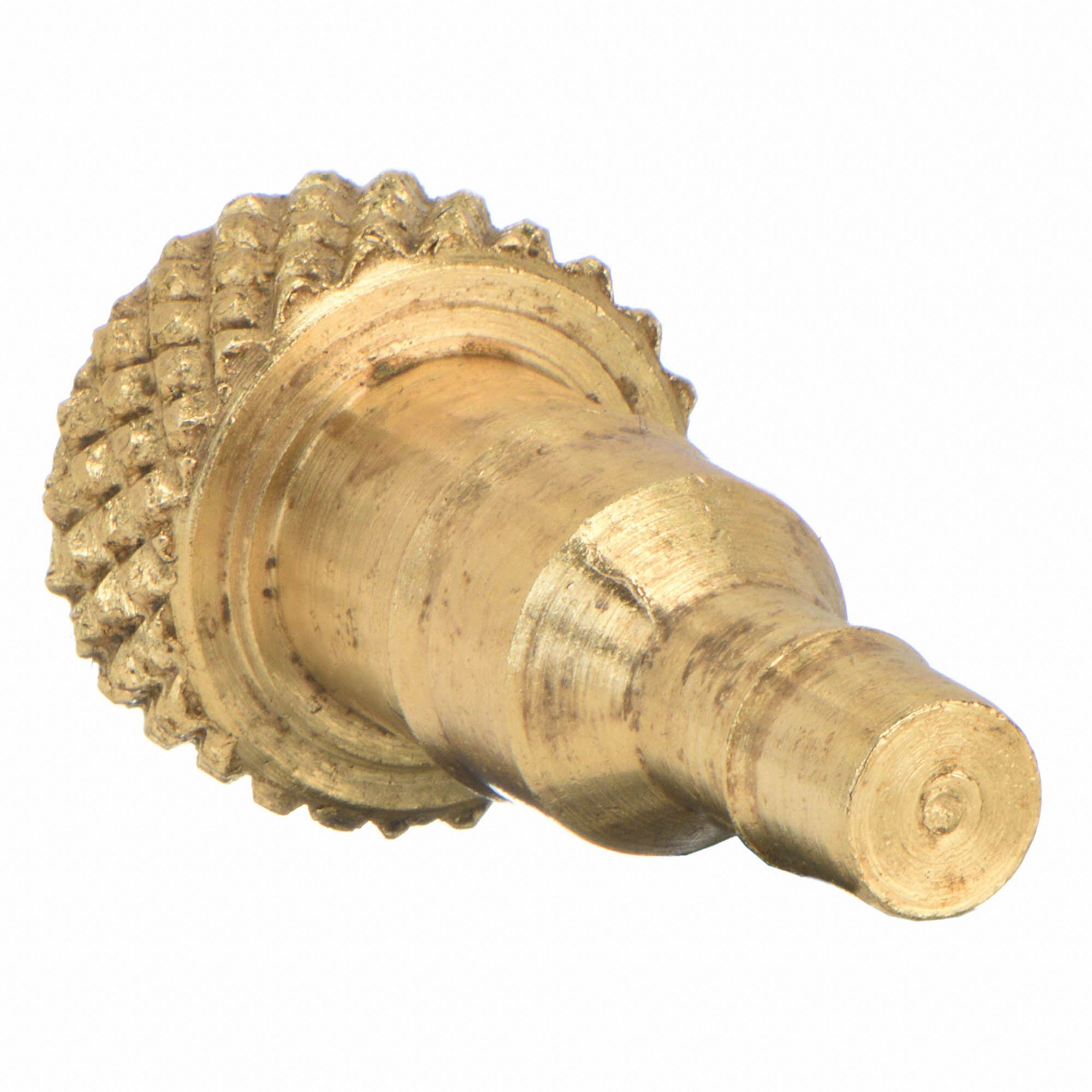 PARKER Barbed Plug Adapter, Brass, 11/64 in x 3/32 in Barb Size, Brass