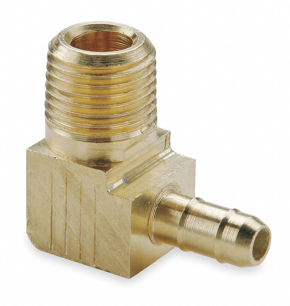 Elbow Brass Barbed 3/32  MNPT 1/8