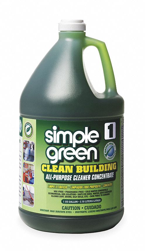 SIMPLE GREEN, Jug, 1 gal Container Size, All Purpose Cleaner -  2GVN6