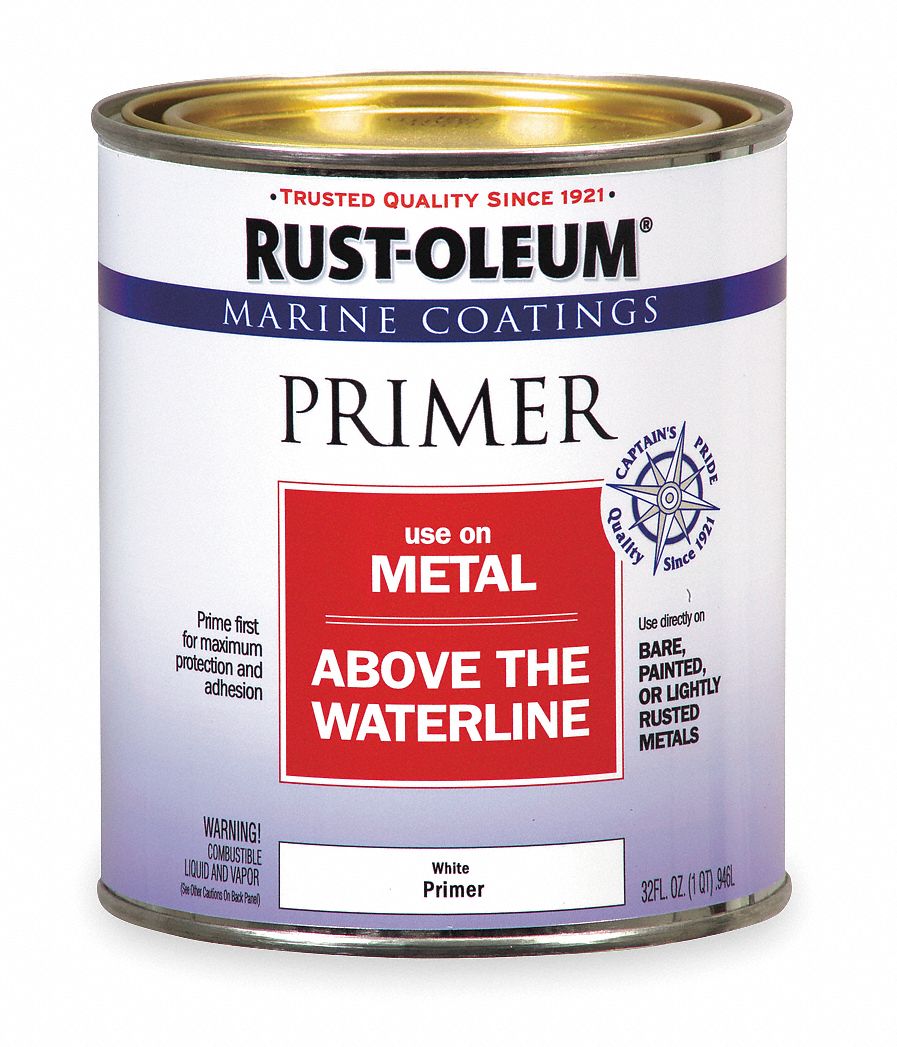 RUSTOLEUM Exterior Primer with 100 sq ft/gal Coverage, Flat White, 1